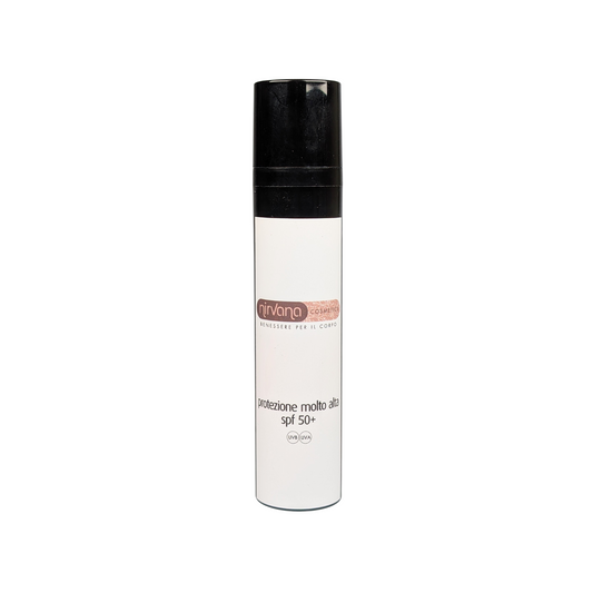 Crema protezione MOLTO ALTA SPF 50+ magnolia e cocco 100ml